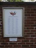 Beckside and Flemingate (roll of honour) , Beverley